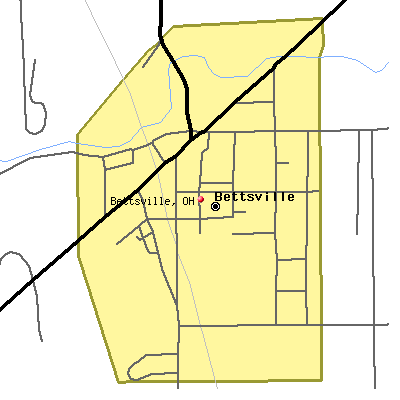 Bettsville map