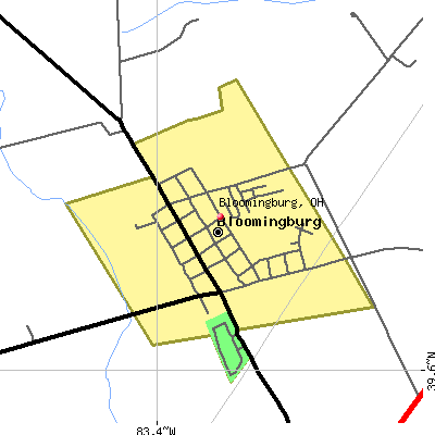 Bloomingburg map