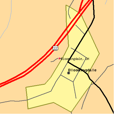 Bloomingdale map