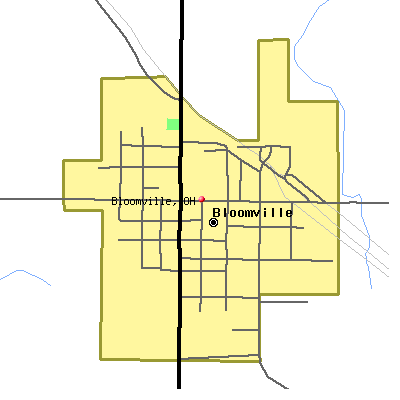 Bloomville map