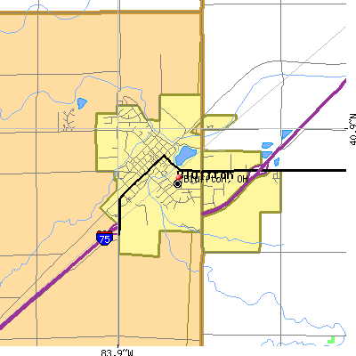 Bluffton map