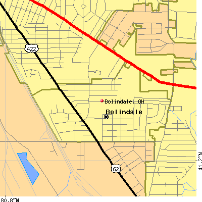 Bolindale map