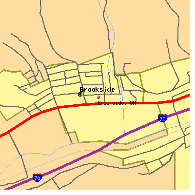 Brookside map