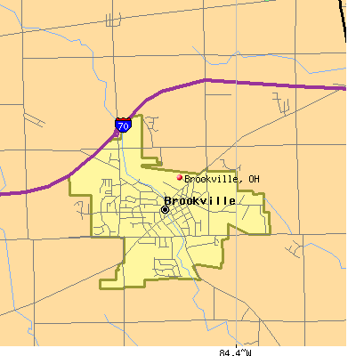 Brookville map