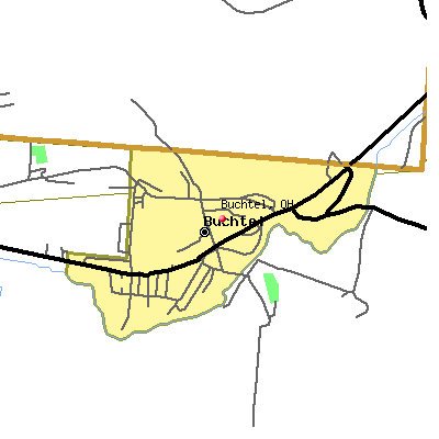 Buchtel map