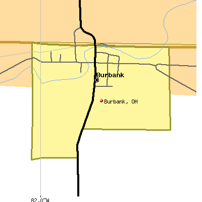 Burbank map