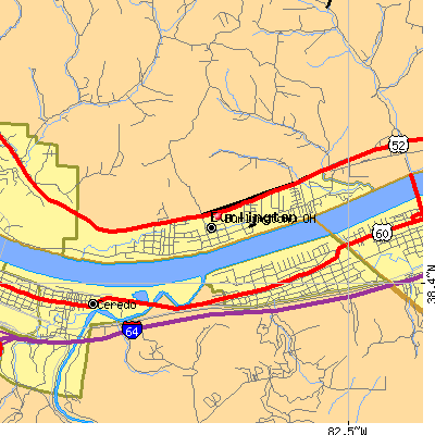 Burlington map