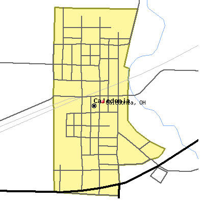 Caledonia map