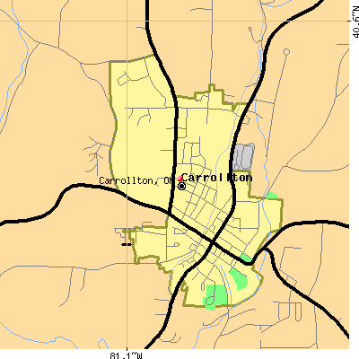 Carrollton map