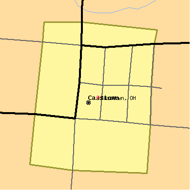 Casstown map