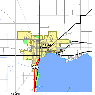 Celina map