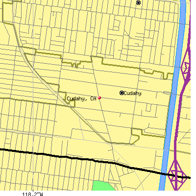Cudahy map