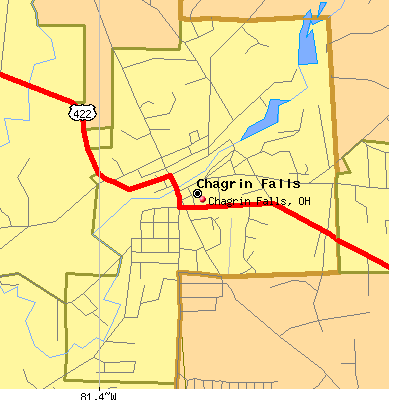 Chagrin Falls map