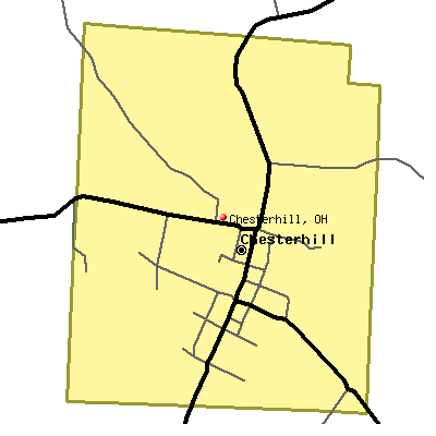 Chesterhill map