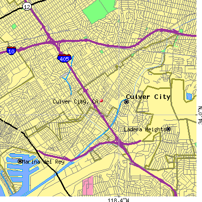 Culver City map
