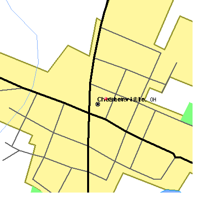 Chesterville map