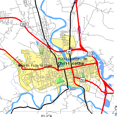 Chillicothe map