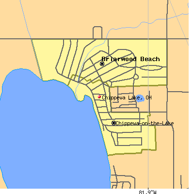 Chippewa Lake map