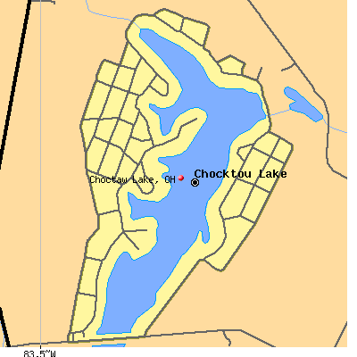 Choctaw Lake map