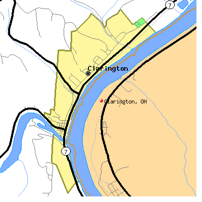 Clarington map