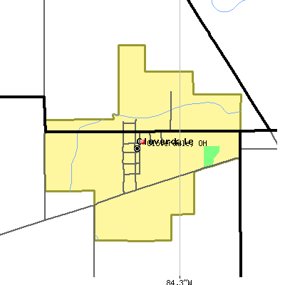 Cloverdale map