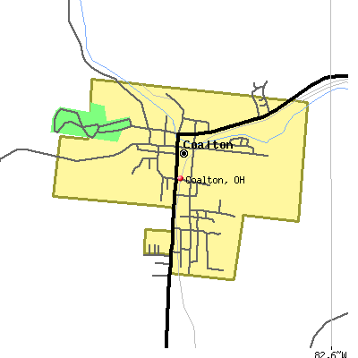 Coalton map