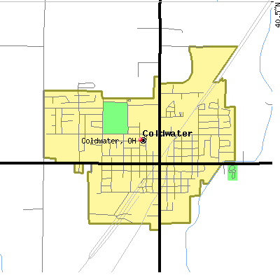 Coldwater map