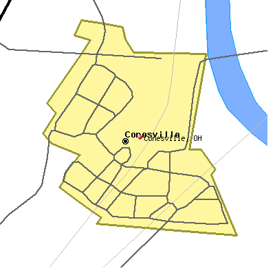 Conesville map