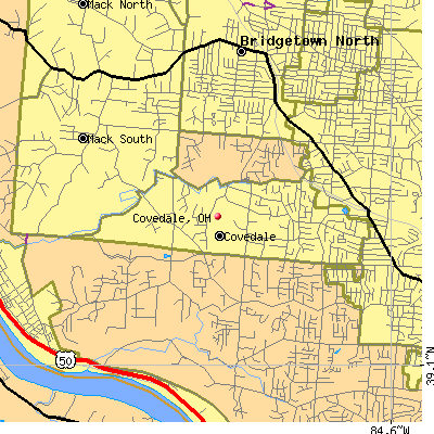 Covedale map