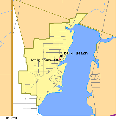 Craig Beach map