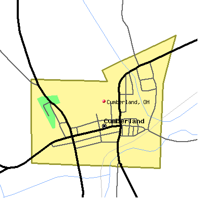 Cumberland map