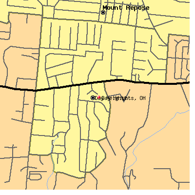 Day Heights map