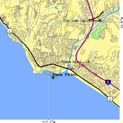 Dana Point map