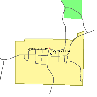 Deersville map