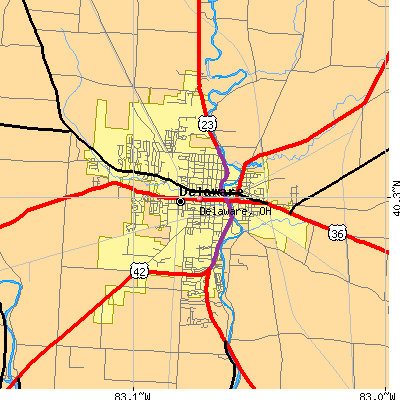 Delaware map