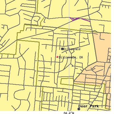 Dillonvale map