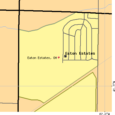 Eaton Estates map