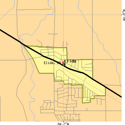 Elida map