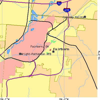 Fairborn map