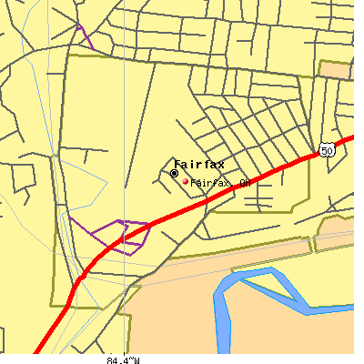 Fairfax map