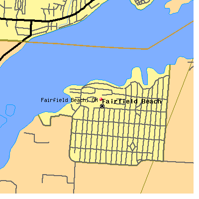 Fairfield Beach map