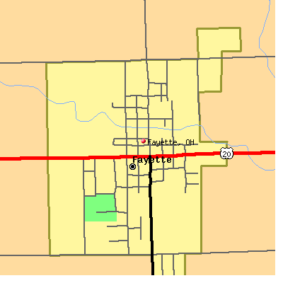 Fayette map