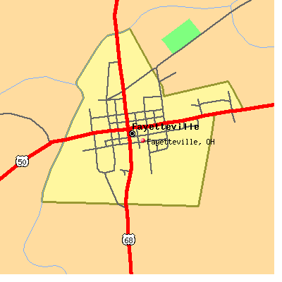 Fayetteville map