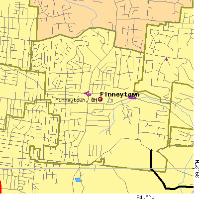 Finneytown map