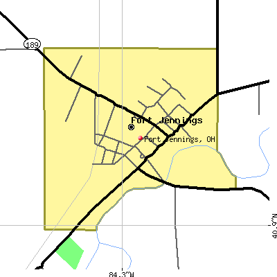 Fort Jennings map