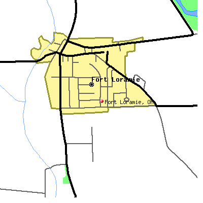 Fort Loramie map