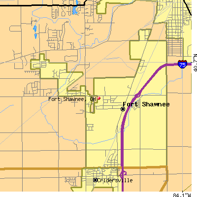 Fort Shawnee map