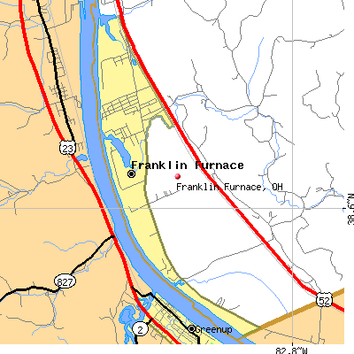 Franklin Furnace map