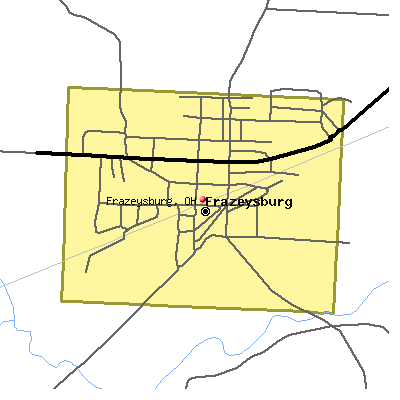 Frazeysburg map