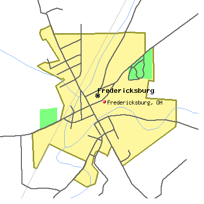 Fredericksburg map